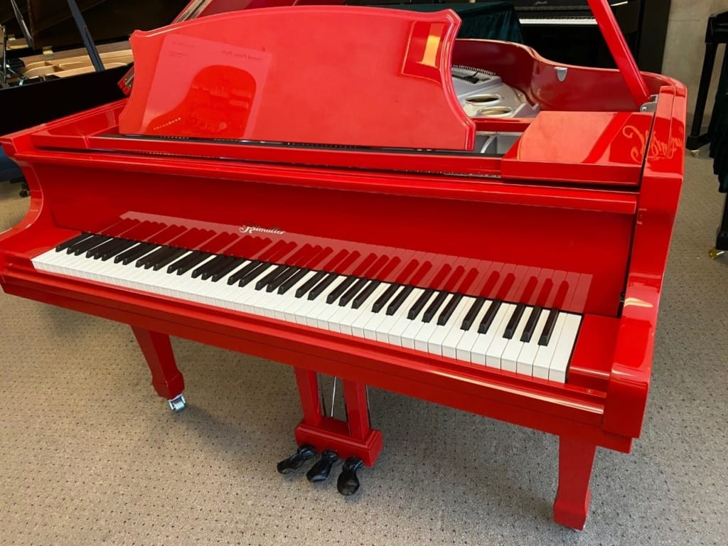 Ferrari Red - German Designed Ritmüller Baby Grand Piano - $14,990